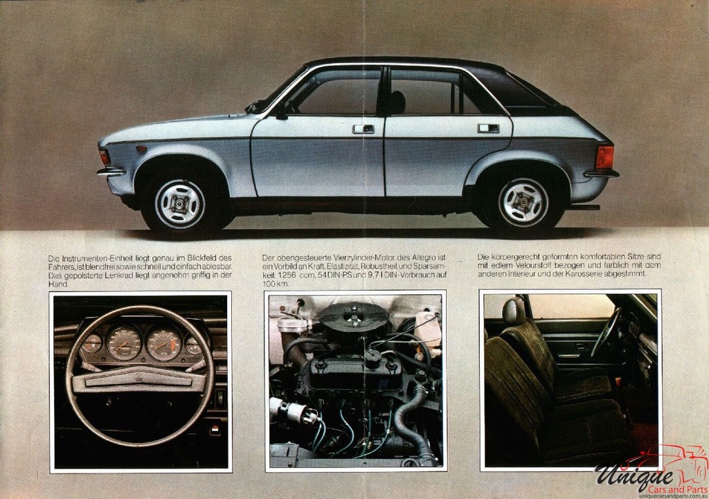 1977 Austin Allegro Brochure Page 3